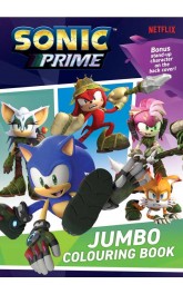 Sonic Prime Jumbo Colouring book