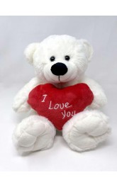 I love you Bear 36cm ,Cream 