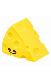 Scrunchems Squeezy Cheese Squishy Stress Toy 12 in display box 