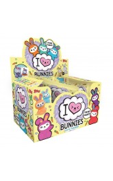 I love Bunnies ,cute figures 12 in display box price for box 