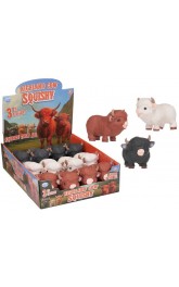 Highland Cow Squishy 13cm 3 assorted in display (12)