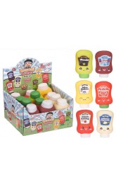  Squishy Sauces 10cm 6 assorted in display (12)