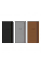 2026 Slim Diaries with closer, Week to View ,18 in display box
