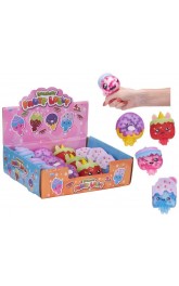 Squishy Fruit Lolly 6 cm 4 assorted in display box(12)(price per each toy)