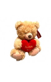 I love you, Bears 20 cm Brown