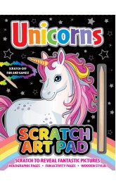 Unicorns Scratch Art Pad